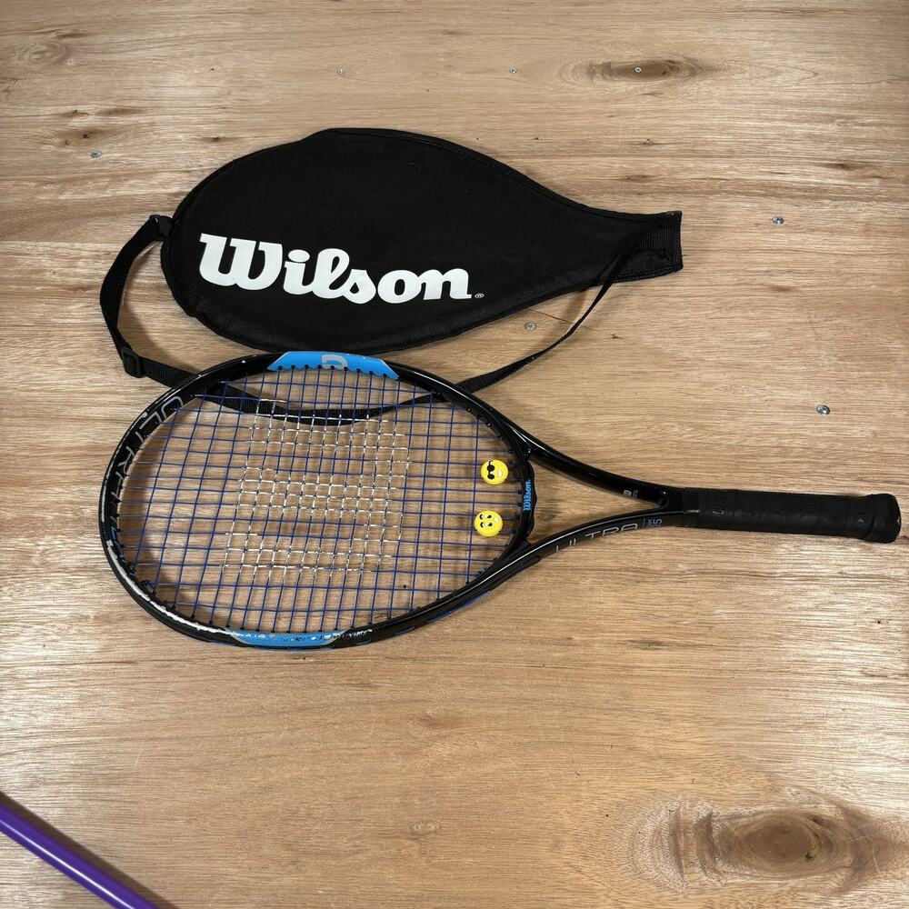 Wilson Ultra Team 25 Junior Tennis Racket Racquet 100 Sq In 16x19 8.6oz Blue Bag